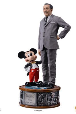 WALT DISNEY & MICKEY MOUSE – DISNEY CLASSICS – ART SCALE 1/4 – IRON STUDIOS
