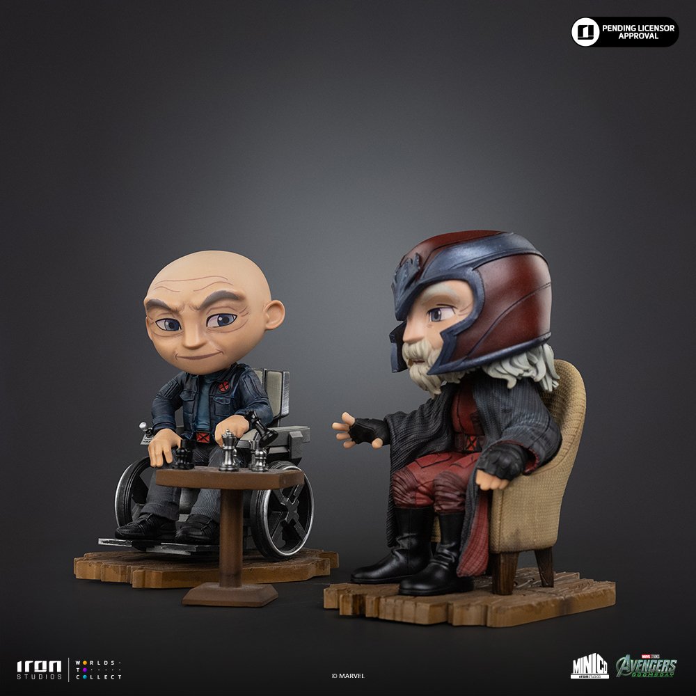 XAVIER AND MAGNETO - AVENGERS: DOOMSDAY - MINICO - IRON STUDIOS - Imagen 7