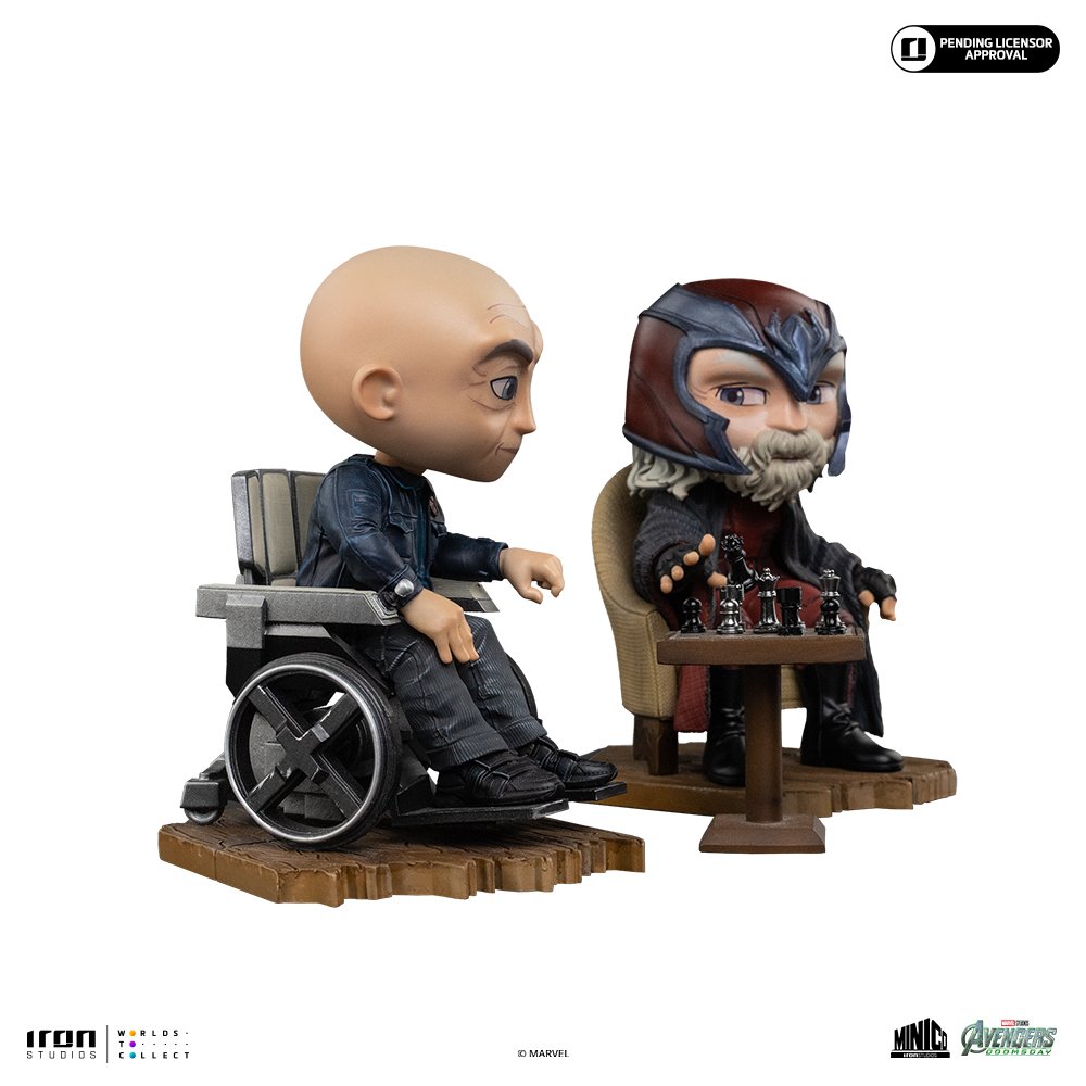 XAVIER AND MAGNETO - AVENGERS: DOOMSDAY - MINICO - IRON STUDIOS - Imagen 3