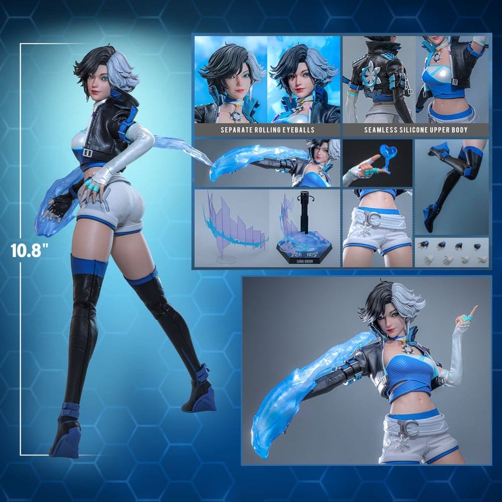LUNA SNOW - MARVEL RIVALS - VIDEOGAME MASTERPIECE - 28CM - HOT TOYS - Imagen 4