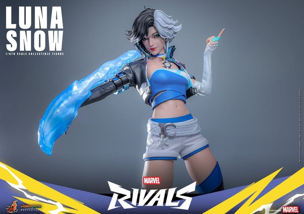 LUNA SNOW - MARVEL RIVALS - VIDEOGAME MASTERPIECE - 28CM - HOT TOYS - Imagen 10