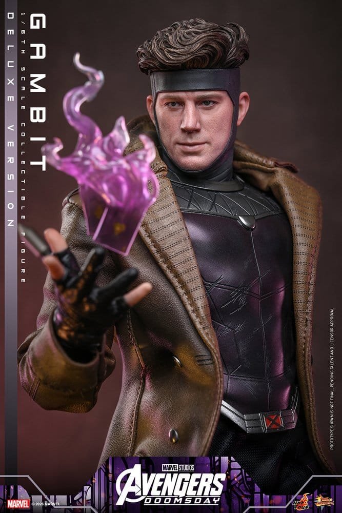 GAMBIT (DELUXE VERSION) - AVENGERS: DOOMSDAY - MOVIE MASTERPIECE - 31CM - HOT TOYS - Imagen 7