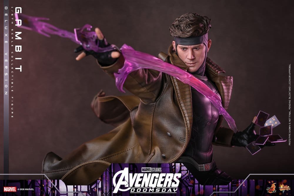 GAMBIT (DELUXE VERSION) - AVENGERS: DOOMSDAY - MOVIE MASTERPIECE - 31CM - HOT TOYS - Imagen 8