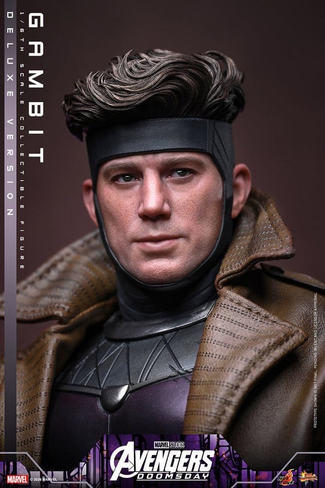 GAMBIT (DELUXE VERSION) - AVENGERS: DOOMSDAY - MOVIE MASTERPIECE - 31CM - HOT TOYS - Imagen 19