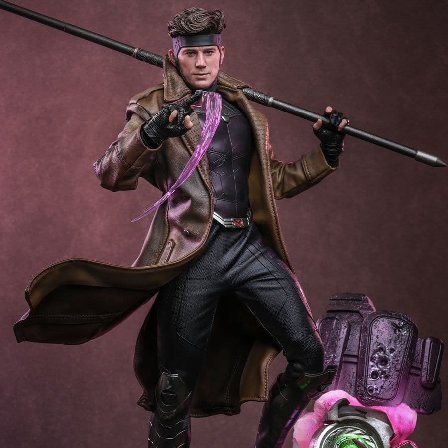 GAMBIT (DELUXE VERSION) - AVENGERS: DOOMSDAY - MOVIE MASTERPIECE - 31CM - HOT TOYS - Imagen 26