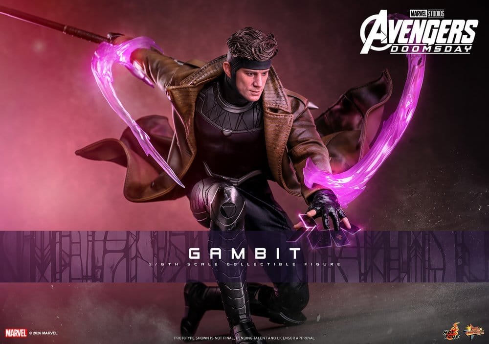 GAMBIT - AVENGERS: DOOMSDAY - MOVIE MASTERPIECE - 31CM - HOT TOYS - Imagen 3