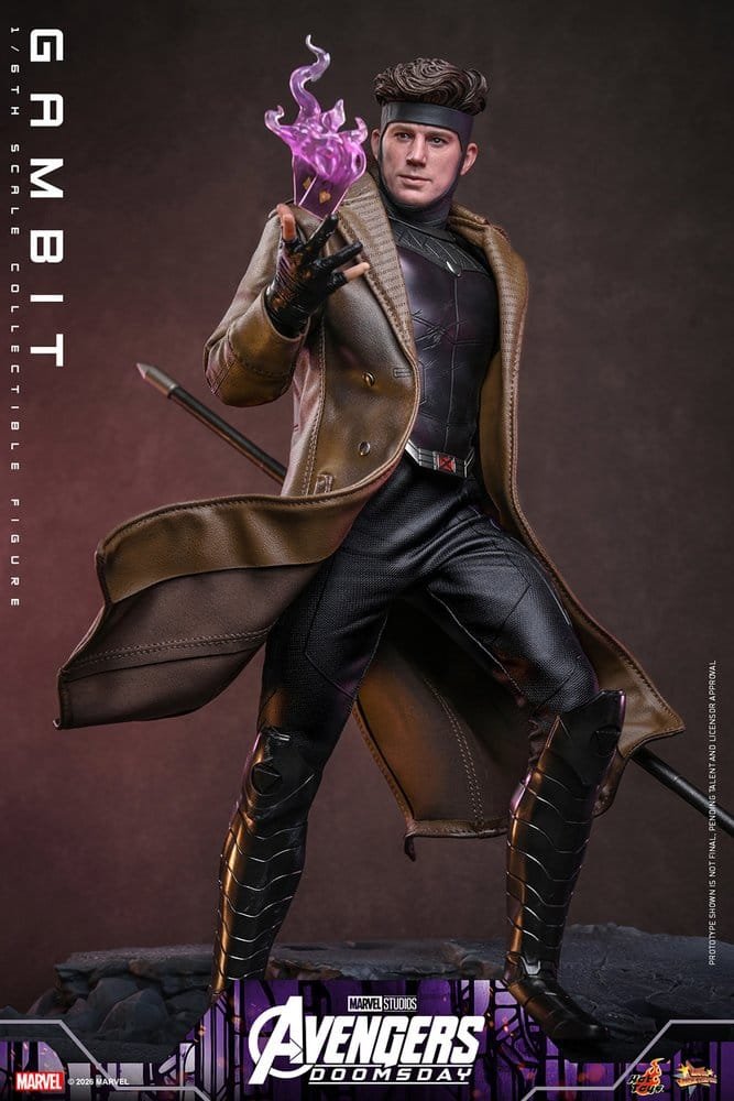GAMBIT - AVENGERS: DOOMSDAY - MOVIE MASTERPIECE - 31CM - HOT TOYS - Imagen 5