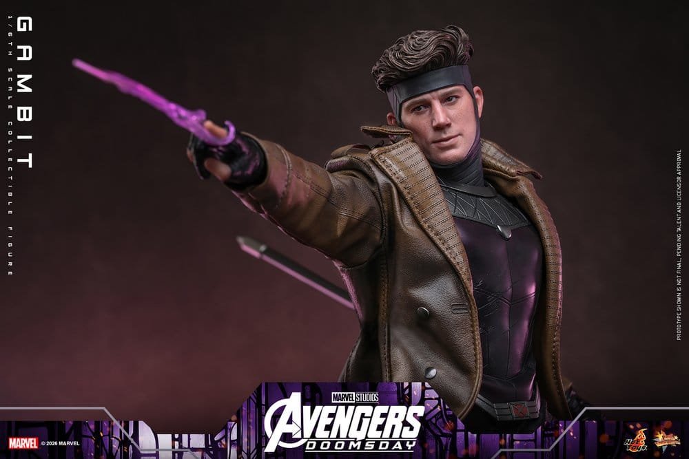 GAMBIT - AVENGERS: DOOMSDAY - MOVIE MASTERPIECE - 31CM - HOT TOYS - Imagen 12