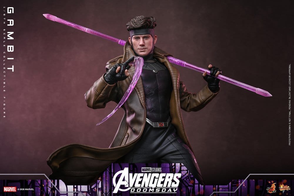 GAMBIT - AVENGERS: DOOMSDAY - MOVIE MASTERPIECE - 31CM - HOT TOYS - Imagen 13