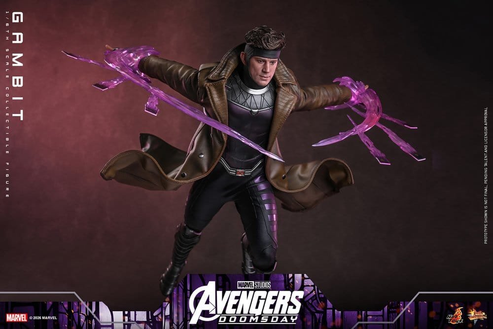 GAMBIT - AVENGERS: DOOMSDAY - MOVIE MASTERPIECE - 31CM - HOT TOYS - Imagen 14
