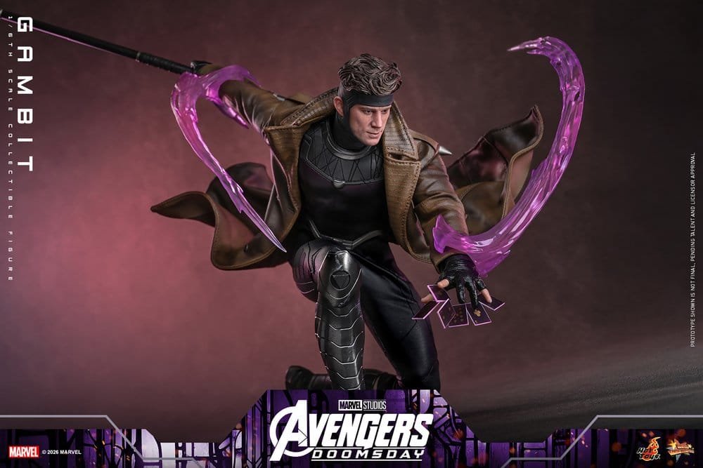 GAMBIT - AVENGERS: DOOMSDAY - MOVIE MASTERPIECE - 31CM - HOT TOYS - Imagen 15