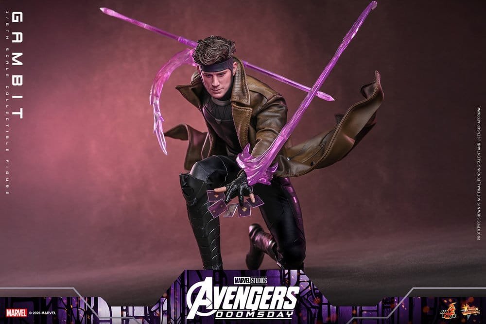 GAMBIT - AVENGERS: DOOMSDAY - MOVIE MASTERPIECE - 31CM - HOT TOYS - Imagen 16