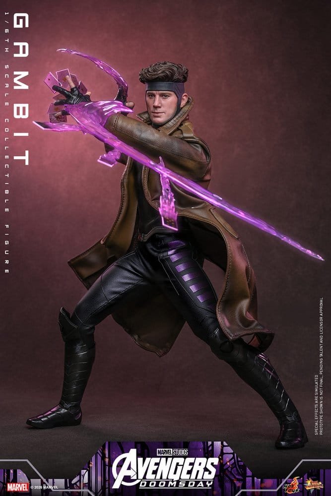 GAMBIT - AVENGERS: DOOMSDAY - MOVIE MASTERPIECE - 31CM - HOT TOYS - Imagen 17