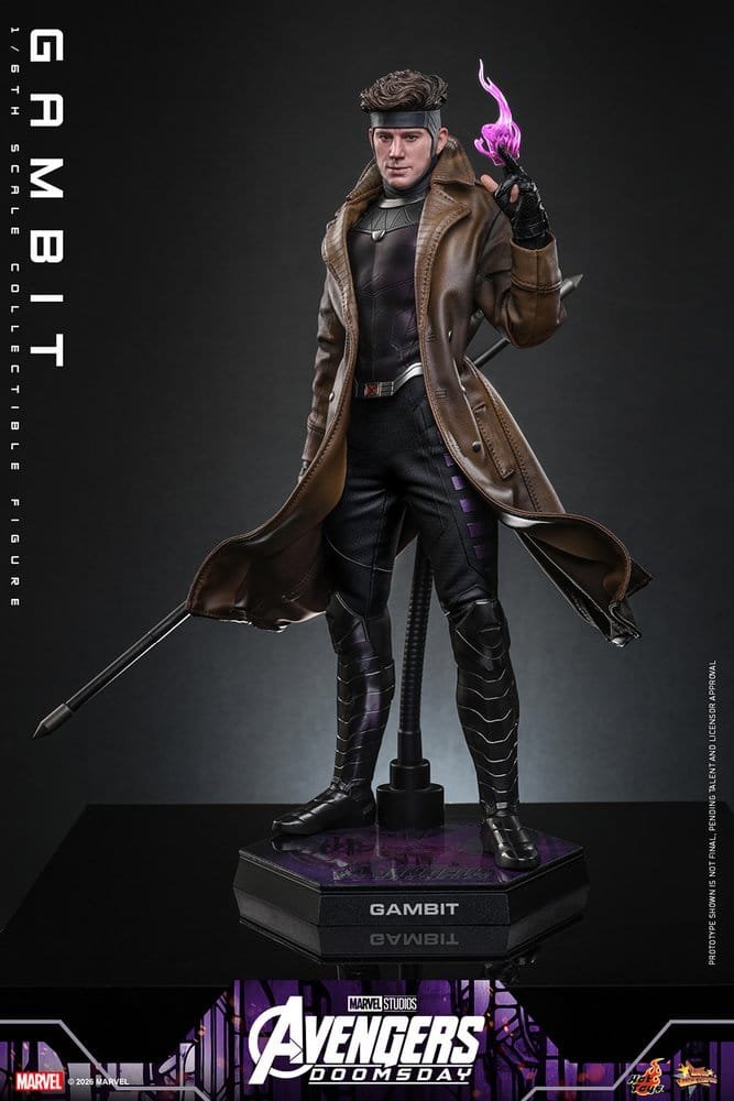 GAMBIT - AVENGERS: DOOMSDAY - MOVIE MASTERPIECE - 31CM - HOT TOYS - Imagen 18