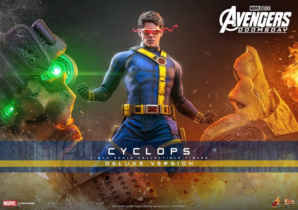 CYCLOPS (DELUXE VERSION) - AVENGERS: DOOMSDAY - MOVIE MASTERPIECE - 30CM - HOT TOYS - Imagen 3