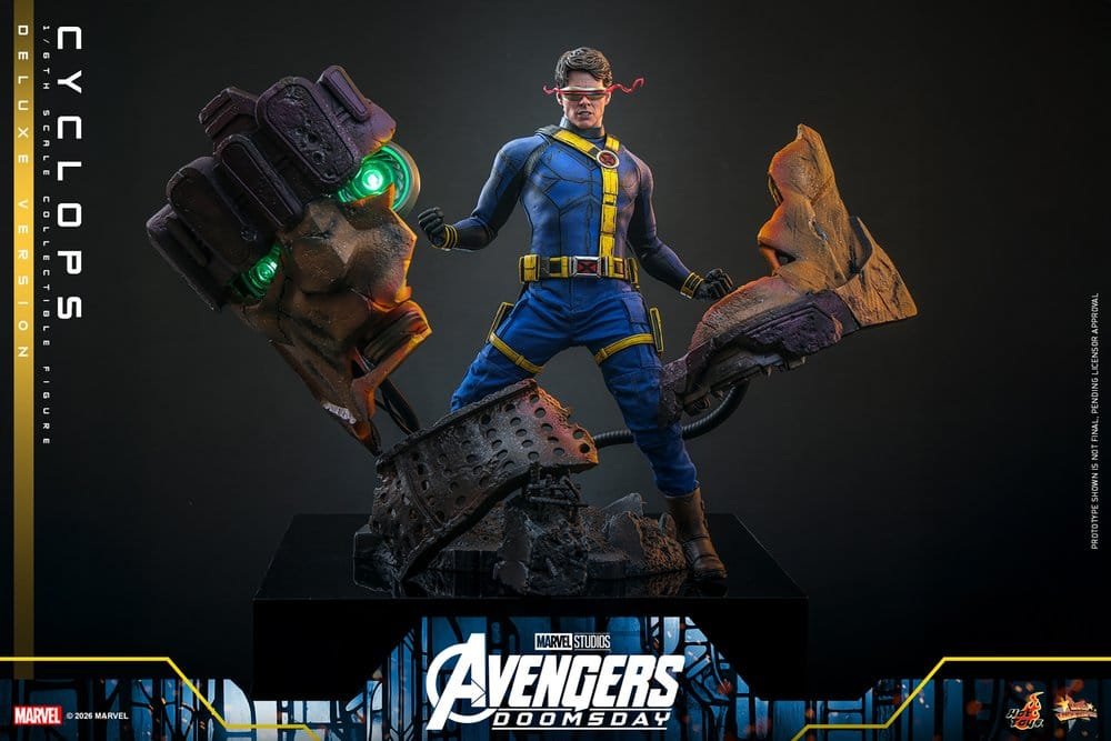 CYCLOPS (DELUXE VERSION) - AVENGERS: DOOMSDAY - MOVIE MASTERPIECE - 30CM - HOT TOYS - Imagen 5