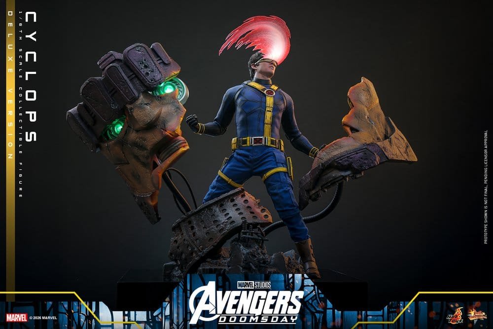 CYCLOPS (DELUXE VERSION) - AVENGERS: DOOMSDAY - MOVIE MASTERPIECE - 30CM - HOT TOYS - Imagen 6
