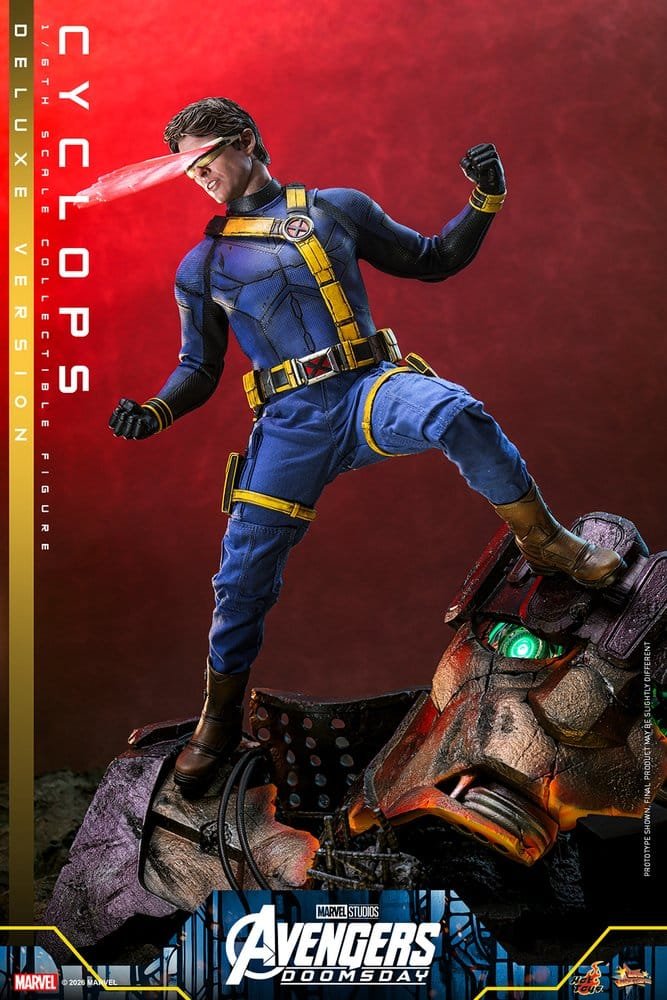 CYCLOPS (DELUXE VERSION) - AVENGERS: DOOMSDAY - MOVIE MASTERPIECE - 30CM - HOT TOYS - Imagen 7