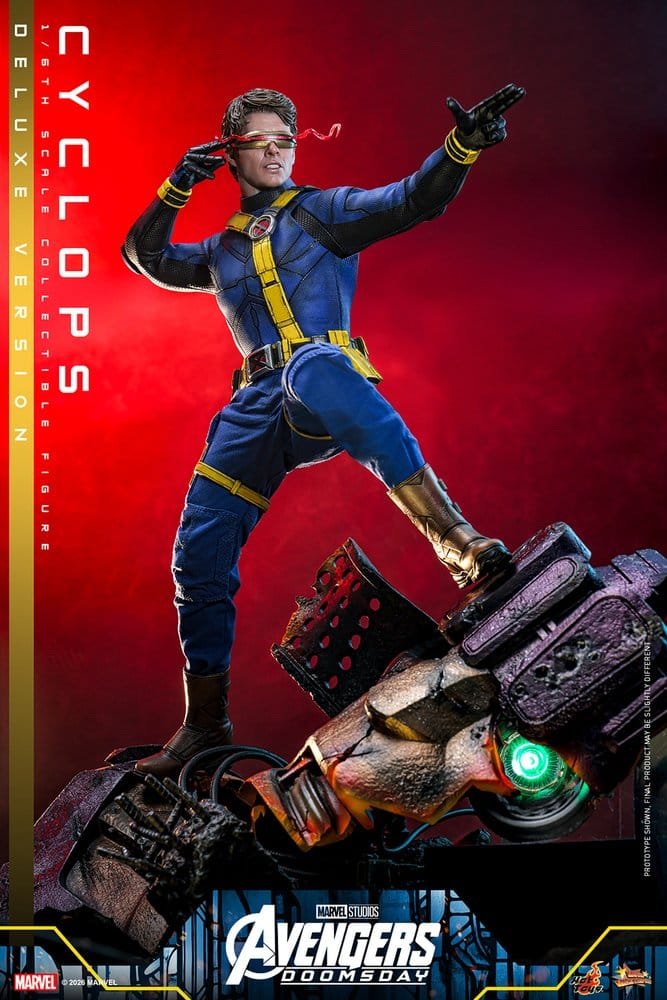 CYCLOPS (DELUXE VERSION) - AVENGERS: DOOMSDAY - MOVIE MASTERPIECE - 30CM - HOT TOYS - Imagen 8