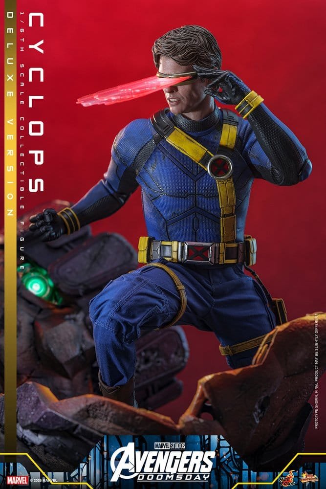 CYCLOPS (DELUXE VERSION) - AVENGERS: DOOMSDAY - MOVIE MASTERPIECE - 30CM - HOT TOYS - Imagen 9