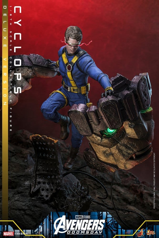 CYCLOPS (DELUXE VERSION) - AVENGERS: DOOMSDAY - MOVIE MASTERPIECE - 30CM - HOT TOYS - Imagen 13