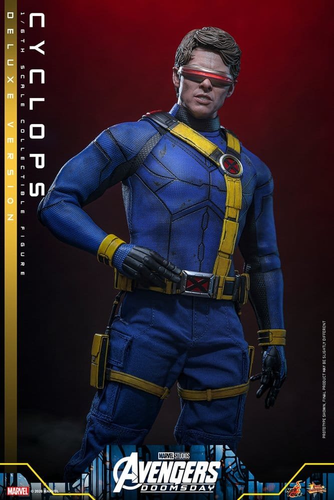 CYCLOPS (DELUXE VERSION) - AVENGERS: DOOMSDAY - MOVIE MASTERPIECE - 30CM - HOT TOYS - Imagen 14