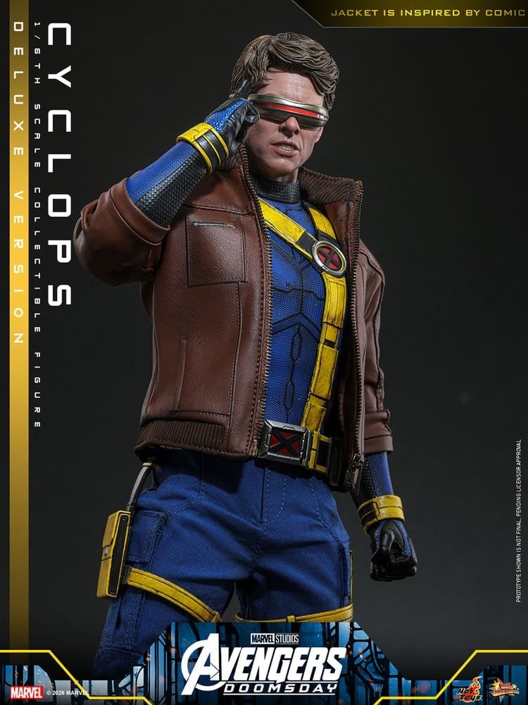 CYCLOPS (DELUXE VERSION) - AVENGERS: DOOMSDAY - MOVIE MASTERPIECE - 30CM - HOT TOYS - Imagen 17