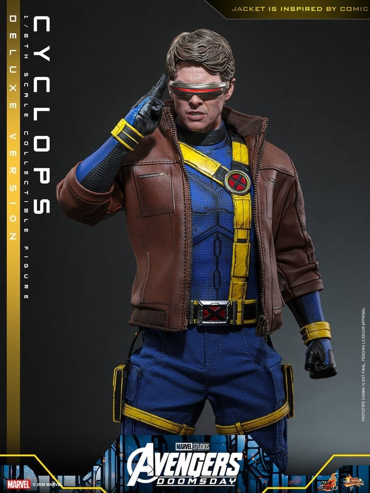 CYCLOPS (DELUXE VERSION) - AVENGERS: DOOMSDAY - MOVIE MASTERPIECE - 30CM - HOT TOYS - Imagen 18