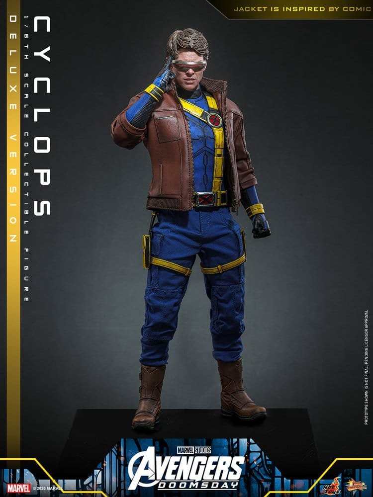 CYCLOPS (DELUXE VERSION) - AVENGERS: DOOMSDAY - MOVIE MASTERPIECE - 30CM - HOT TOYS - Imagen 19