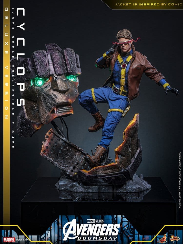 CYCLOPS (DELUXE VERSION) - AVENGERS: DOOMSDAY - MOVIE MASTERPIECE - 30CM - HOT TOYS - Imagen 20