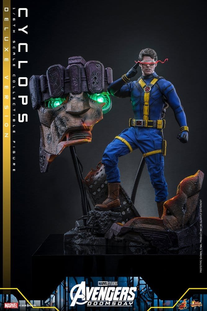 CYCLOPS (DELUXE VERSION) - AVENGERS: DOOMSDAY - MOVIE MASTERPIECE - 30CM - HOT TOYS - Imagen 21