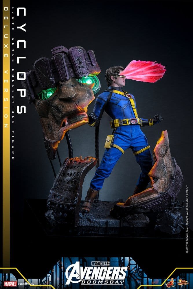 CYCLOPS (DELUXE VERSION) - AVENGERS: DOOMSDAY - MOVIE MASTERPIECE - 30CM - HOT TOYS - Imagen 22