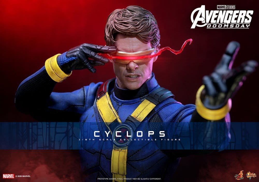 CYCLOPS - AVENGERS: DOOMSDAY - MOVIE MASTERPIECE - 30CM - HOT TOYS - Imagen 3