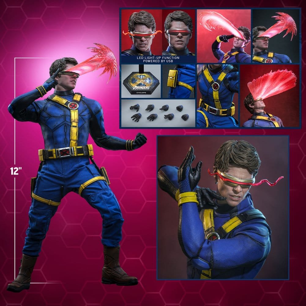 CYCLOPS - AVENGERS: DOOMSDAY - MOVIE MASTERPIECE - 30CM - HOT TOYS - Imagen 4