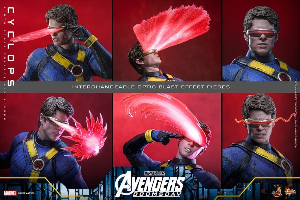 CYCLOPS - AVENGERS: DOOMSDAY - MOVIE MASTERPIECE - 30CM - HOT TOYS - Imagen 18