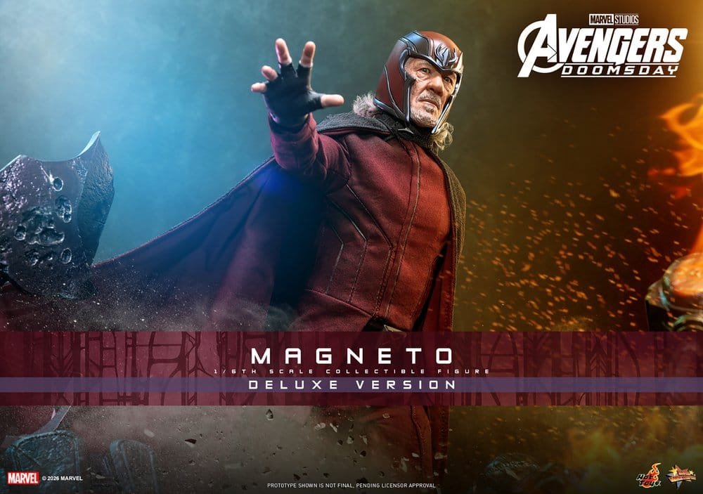 MAGNETO (DELUXE VERSION) - AVENGERS: DOOMSDAY - MOVIE MASTERPIECE - 30CM - HOT TOYS - Imagen 3