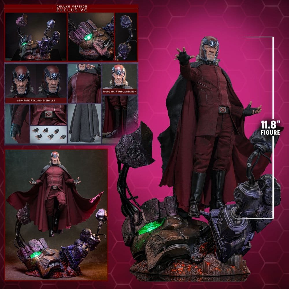 MAGNETO (DELUXE VERSION) - AVENGERS: DOOMSDAY - MOVIE MASTERPIECE - 30CM - HOT TOYS - Imagen 4