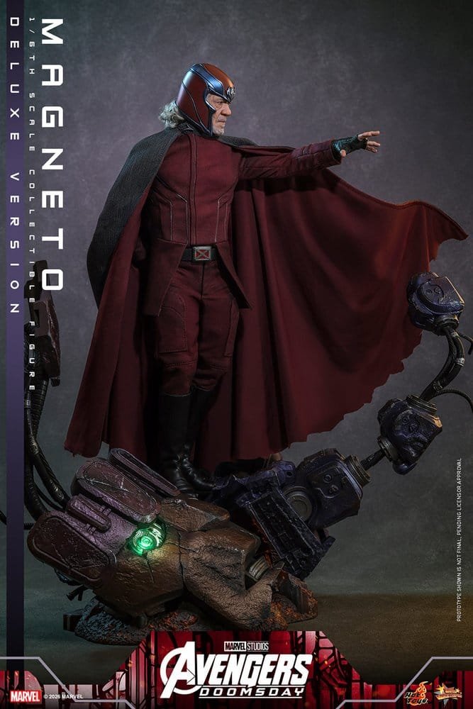 MAGNETO (DELUXE VERSION) - AVENGERS: DOOMSDAY - MOVIE MASTERPIECE - 30CM - HOT TOYS - Imagen 5