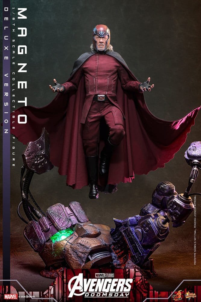 MAGNETO (DELUXE VERSION) - AVENGERS: DOOMSDAY - MOVIE MASTERPIECE - 30CM - HOT TOYS - Imagen 6