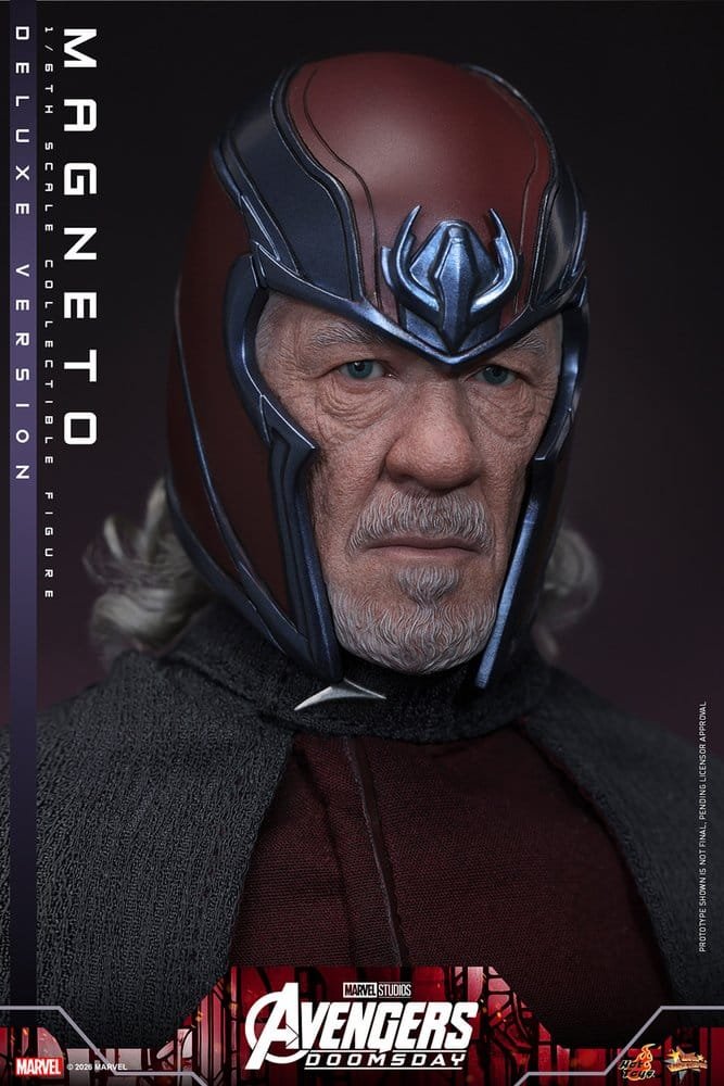 MAGNETO (DELUXE VERSION) - AVENGERS: DOOMSDAY - MOVIE MASTERPIECE - 30CM - HOT TOYS - Imagen 7