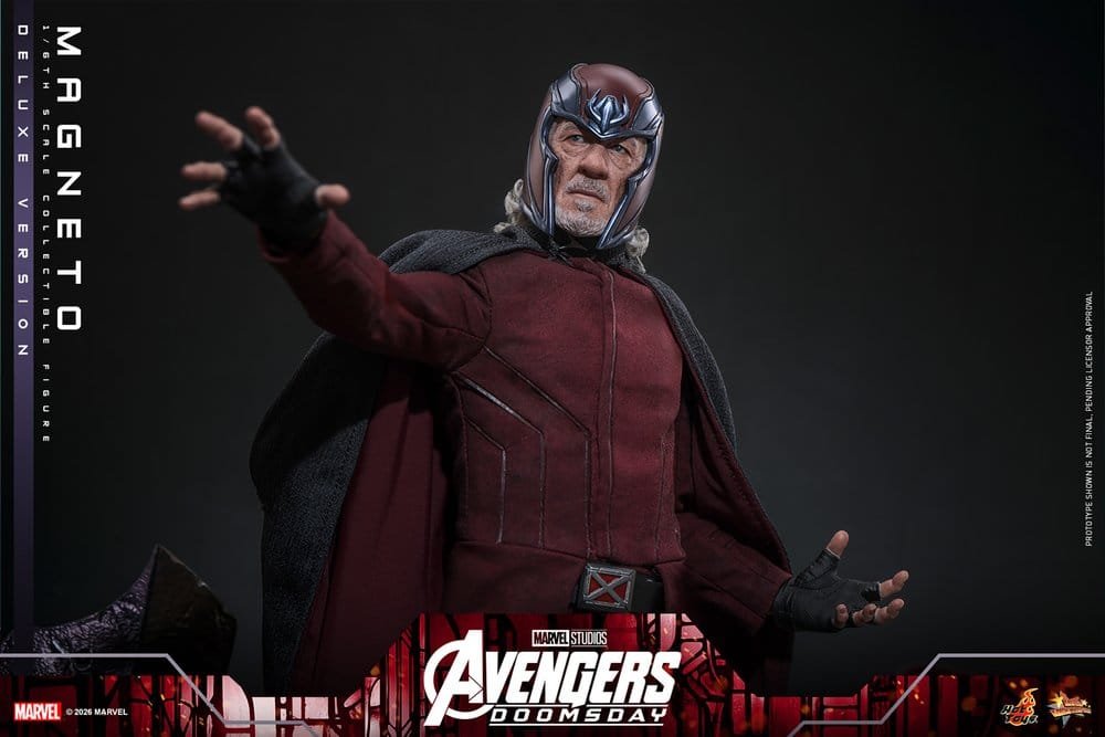 MAGNETO (DELUXE VERSION) - AVENGERS: DOOMSDAY - MOVIE MASTERPIECE - 30CM - HOT TOYS - Imagen 8