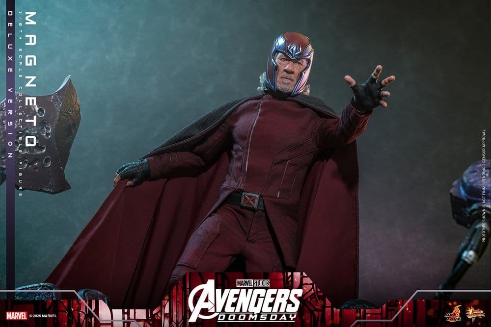 MAGNETO (DELUXE VERSION) - AVENGERS: DOOMSDAY - MOVIE MASTERPIECE - 30CM - HOT TOYS - Imagen 9