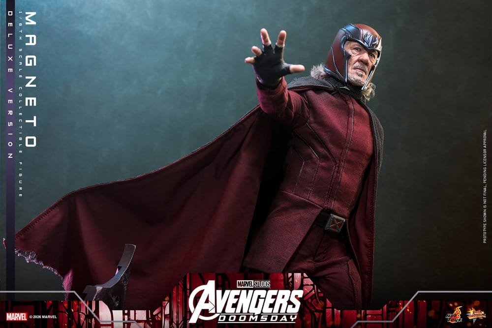 MAGNETO (DELUXE VERSION) - AVENGERS: DOOMSDAY - MOVIE MASTERPIECE - 30CM - HOT TOYS - Imagen 10