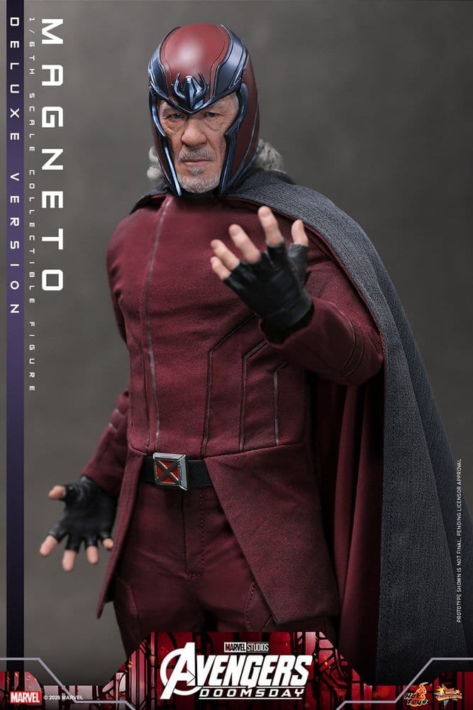 MAGNETO (DELUXE VERSION) - AVENGERS: DOOMSDAY - MOVIE MASTERPIECE - 30CM - HOT TOYS - Imagen 11