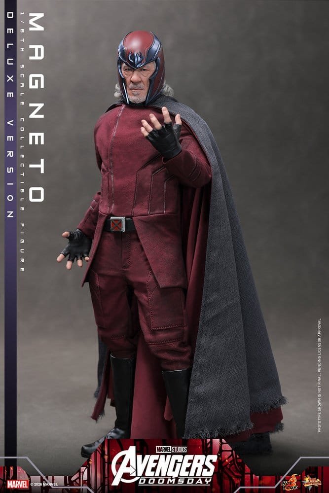 MAGNETO (DELUXE VERSION) - AVENGERS: DOOMSDAY - MOVIE MASTERPIECE - 30CM - HOT TOYS - Imagen 12