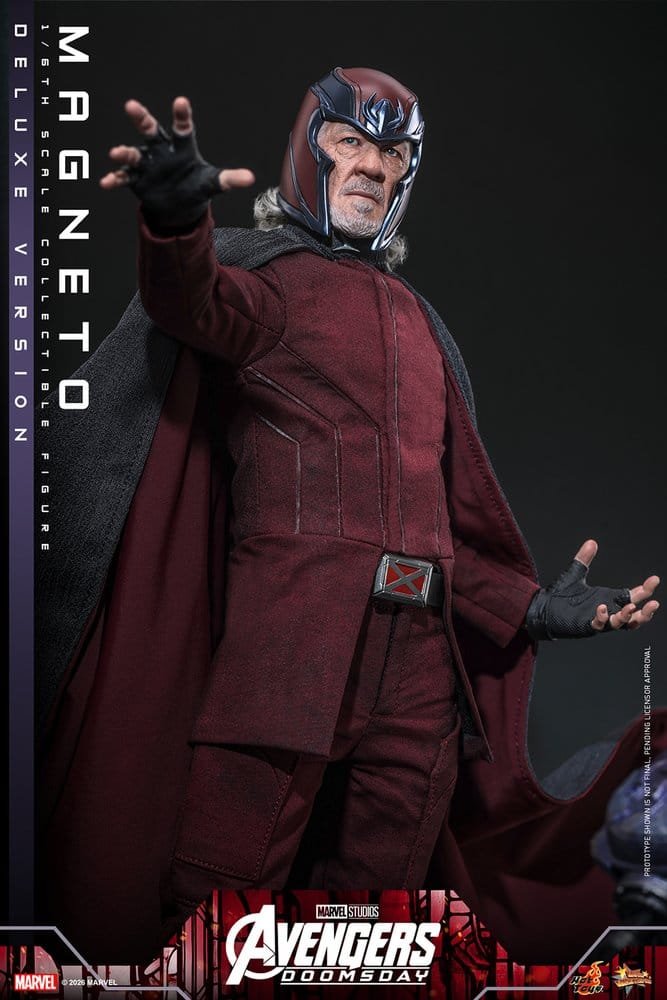 MAGNETO (DELUXE VERSION) - AVENGERS: DOOMSDAY - MOVIE MASTERPIECE - 30CM - HOT TOYS - Imagen 13
