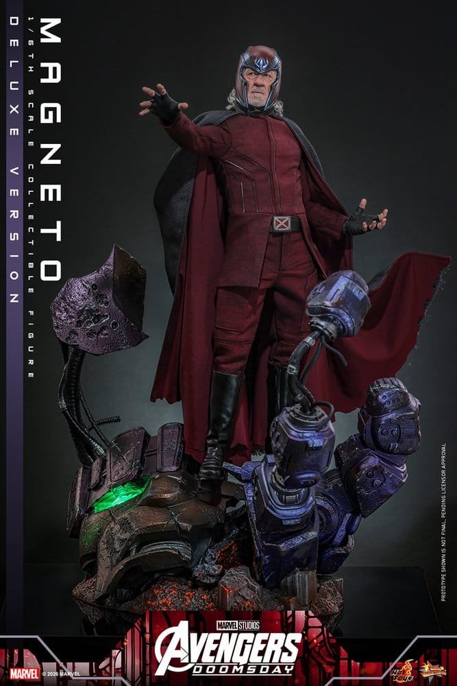 MAGNETO (DELUXE VERSION) - AVENGERS: DOOMSDAY - MOVIE MASTERPIECE - 30CM - HOT TOYS - Imagen 14