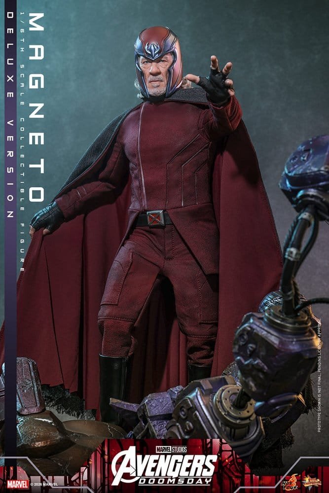 MAGNETO (DELUXE VERSION) - AVENGERS: DOOMSDAY - MOVIE MASTERPIECE - 30CM - HOT TOYS - Imagen 15