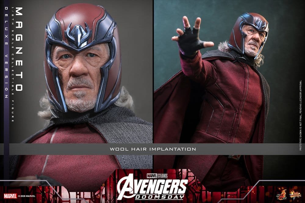 MAGNETO (DELUXE VERSION) - AVENGERS: DOOMSDAY - MOVIE MASTERPIECE - 30CM - HOT TOYS - Imagen 22