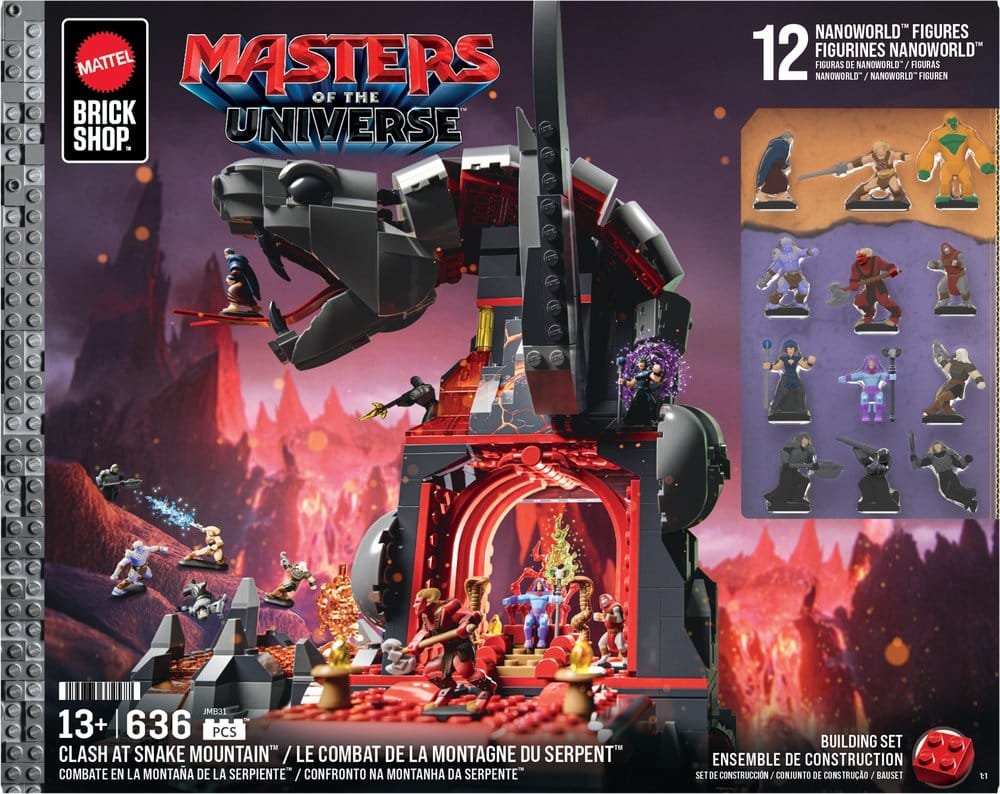 BRICK SHOP SET DE CONSTRUCCIÓN SNAKE MOUNTAIN - MASTERS OF THE UNIVERSE - MATTEL - Imagen 6